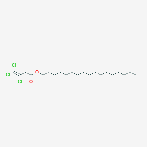 molecular formula C21H37Cl3O2 B11066547 Heptadecyl 3,4,4-trichlorobut-3-enoate CAS No. 654646-27-2