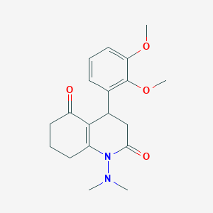 4-(2,3-dimethoxyphenyl)-1-(dimethylamino)-4,6,7,8-tetrahydroquinoline-2,5(1H,3H)-dione