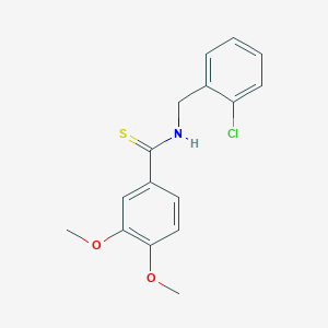 N-(2-chlorobenzyl)-3,4-dimethoxybenzenecarbothioamide