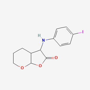 3-[(4-iodophenyl)amino]tetrahydro-4H-furo[2,3-b]pyran-2(3H)-one