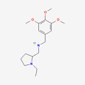 1-(1-ethylpyrrolidin-2-yl)-N-(3,4,5-trimethoxybenzyl)methanamine