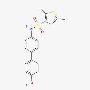 N-(4'-hydroxybiphenyl-4-yl)-2,5-dimethylthiophene-3-sulfonamide