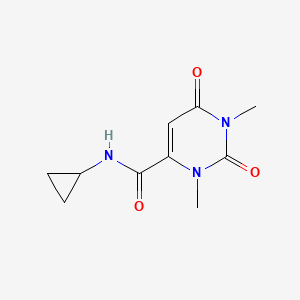 N-cyclopropyl-1,3-dimethyl-2,6-dioxo-1,2,3,6-tetrahydro-4-pyrimidinecarboxamide