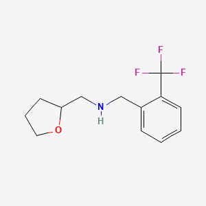 1-(Tetrahydrofuran-2-yl)-N-(2-(trifluoromethyl)benzyl)methanamine