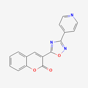 3-[3-(pyridin-4-yl)-1,2,4-oxadiazol-5-yl]-2H-chromen-2-one