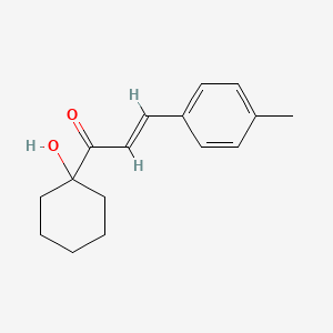 (2E)-1-(1-hydroxycyclohexyl)-3-(4-methylphenyl)prop-2-en-1-one