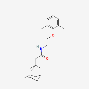 molecular formula C23H33NO2 B11067225 2-(1-adamantyl)-N-[2-(mesityloxy)ethyl]acetamide 