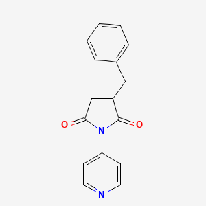 3-Benzyl-1-(pyridin-4-yl)pyrrolidine-2,5-dione