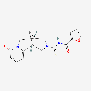 N-{[(1S,5R)-8-oxo-1,5,6,8-tetrahydro-2H-1,5-methanopyrido[1,2-a][1,5]diazocin-3(4H)-yl]carbonothioyl}furan-2-carboxamide