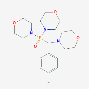 (4-Fluorophenyl)(morpholino)methyl(dimorpholino)phosphine oxide