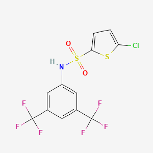 N-[3,5-bis(trifluoromethyl)phenyl]-5-chlorothiophene-2-sulfonamide