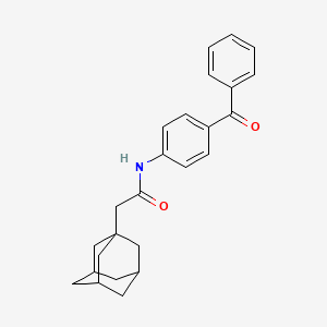 2-(1-adamantyl)-N-(4-benzoylphenyl)acetamide