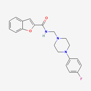 N-{[4-(4-fluorophenyl)piperazin-1-yl]methyl}-1-benzofuran-2-carboxamide