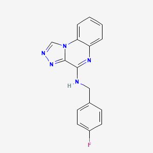 N-[(4-fluorophenyl)methyl]-[1,2,4]triazolo[4,3-a]quinoxalin-4-amine