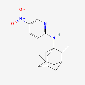 N-(2,5-dimethyl-1-adamantyl)-5-nitropyridin-2-amine