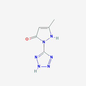 3-methyl-1-(1H-tetrazol-5-yl)-1H-pyrazol-5-ol