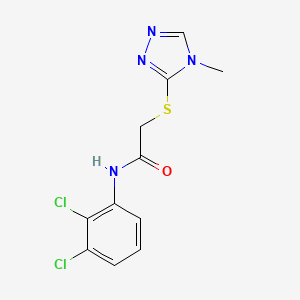 N-(2,3-dichlorophenyl)-2-[(4-methyl-4H-1,2,4-triazol-3-yl)sulfanyl]acetamide