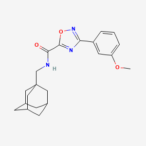 N-(1-adamantylmethyl)-3-(3-methoxyphenyl)-1,2,4-oxadiazole-5-carboxamide