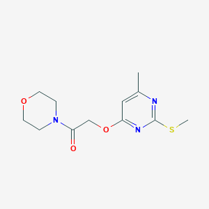 4-({[6-Methyl-2-(methylthio)pyrimidin-4-yl]oxy}acetyl)morpholine