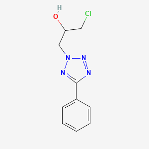 1-chloro-3-(5-phenyl-2H-tetrazol-2-yl)propan-2-ol