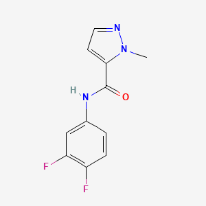 N-(3,4-difluorophenyl)-1-methyl-1H-pyrazole-5-carboxamide