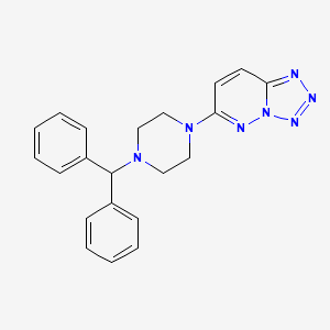 6-[4-(Diphenylmethyl)piperazin-1-yl]tetrazolo[1,5-b]pyridazine