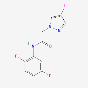 N-(2,5-difluorophenyl)-2-(4-iodo-1H-pyrazol-1-yl)acetamide