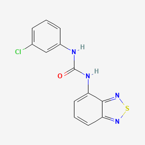 1-(2,1,3-Benzothiadiazol-4-yl)-3-(3-chlorophenyl)urea