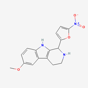 6-methoxy-1-(5-nitro-2-furyl)-2,3,4,9-tetrahydro-1H-beta-carboline