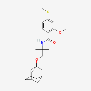 N-[2-(1-adamantyloxy)-1,1-dimethylethyl]-2-methoxy-4-(methylthio)benzamide