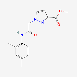 1H-Pyrazole-3-carboxylic acid, 1-[2-[(2,4-dimethylphenyl)amino]-2-oxoethyl]-, methyl ester