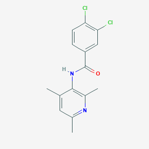 3,4-dichloro-N-(2,4,6-trimethylpyridin-3-yl)benzamide