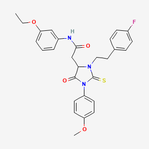 molecular formula C28H28FN3O4S B11068465 C28H28FN3O4S 