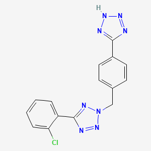 5-(4-{[5-(2-chlorophenyl)-2H-tetrazol-2-yl]methyl}phenyl)-1H-tetrazole