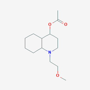 1-(2-Methoxyethyl)decahydroquinolin-4-yl acetate