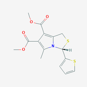 dimethyl (3R)-5-methyl-3-(thiophen-2-yl)-1H-pyrrolo[1,2-c][1,3]thiazole-6,7-dicarboxylate