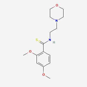 2,4-dimethoxy-N-[2-(morpholin-4-yl)ethyl]benzenecarbothioamide