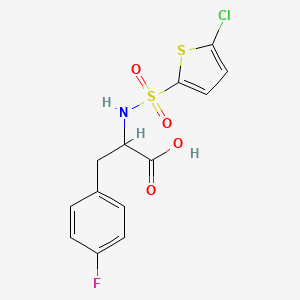 N-[(5-chlorothiophen-2-yl)sulfonyl]-4-fluorophenylalanine