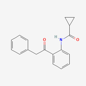 N-[2-(2-phenylacetyl)phenyl]cyclopropanecarboxamide