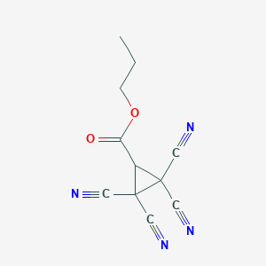 Propyl 2,2,3,3-tetracyanocyclopropanecarboxylate