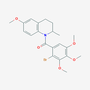 (2-bromo-3,4,5-trimethoxyphenyl)(6-methoxy-2-methyl-3,4-dihydroquinolin-1(2H)-yl)methanone