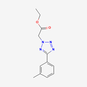 ethyl [5-(3-methylphenyl)-2H-tetrazol-2-yl]acetate