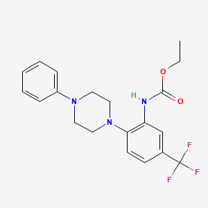 Ethyl [2-(4-phenylpiperazin-1-yl)-5-(trifluoromethyl)phenyl]carbamate