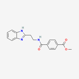 methyl 4-{[2-(1H-benzimidazol-2-yl)ethyl]carbamoyl}benzoate