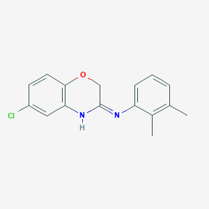 6-chloro-N-(2,3-dimethylphenyl)-2H-1,4-benzoxazin-3-amine