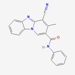 4-cyano-3-methyl-N-phenylpyrido[1,2-a]benzimidazole-2-carboxamide