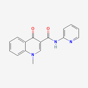 1-methyl-4-oxo-N-pyridin-2-yl-1,4-dihydroquinoline-3-carboxamide