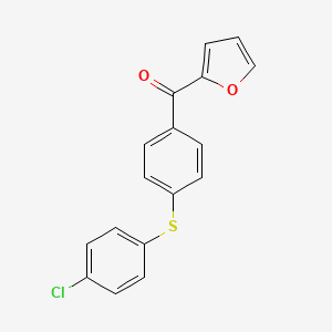 {4-[(4-Chlorophenyl)sulfanyl]phenyl}(furan-2-yl)methanone