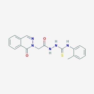 N-(2-methylphenyl)-2-[(1-oxophthalazin-2(1H)-yl)acetyl]hydrazinecarbothioamide