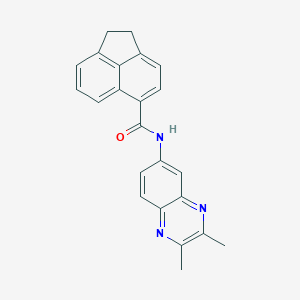 N-(2,3-dimethylquinoxalin-6-yl)-1,2-dihydroacenaphthylene-5-carboxamide